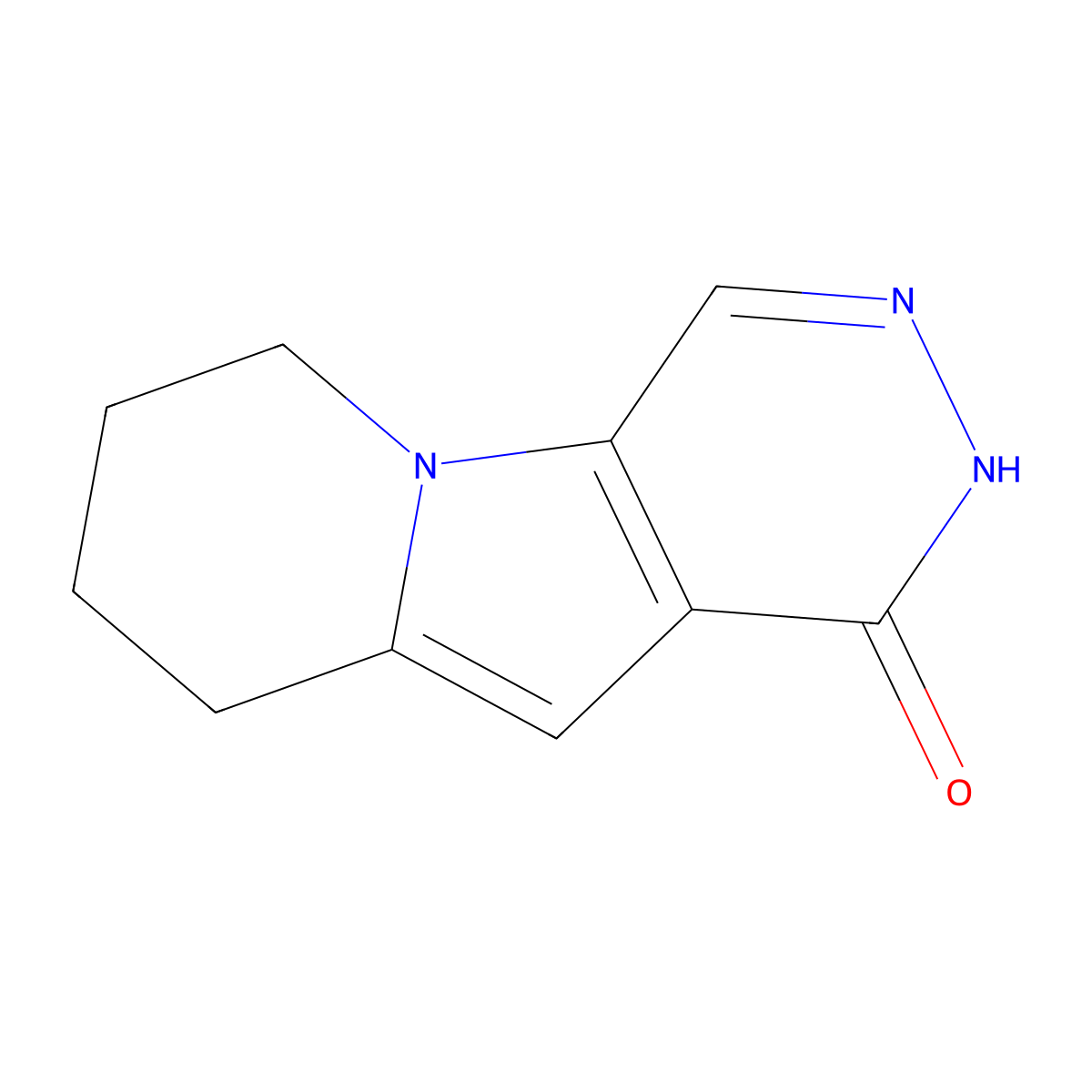 6,7,8,9-Tetrahydropyridazino[4,5-b]indolizin-1(2H)-one molecular structure, CAS 1433990-46-5