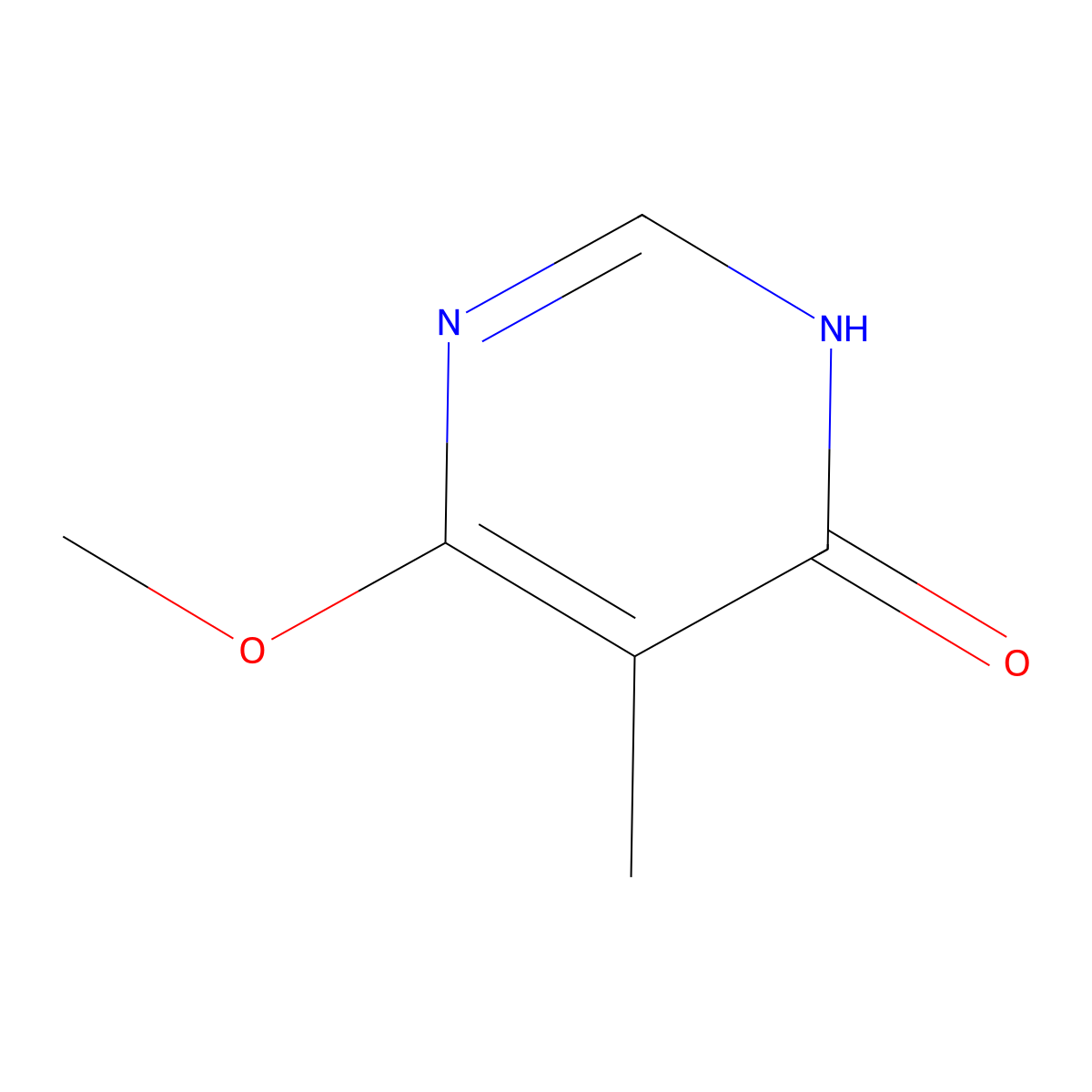 6-Methoxy-5-methylpyrimidin-4-ol molecular structure, CAS 14341-18-5