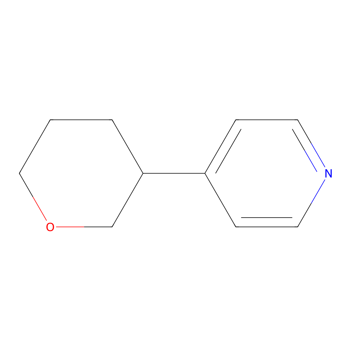 4-(Tetrahydropyran-3-YL)-pyridine molecular structure, CAS 1434127-08-8