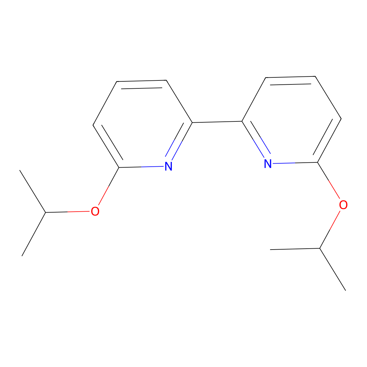 6,6'-DI(Iso-propoxy)-2-2'-bipyridine molecular structure, CAS 1434127-11-3