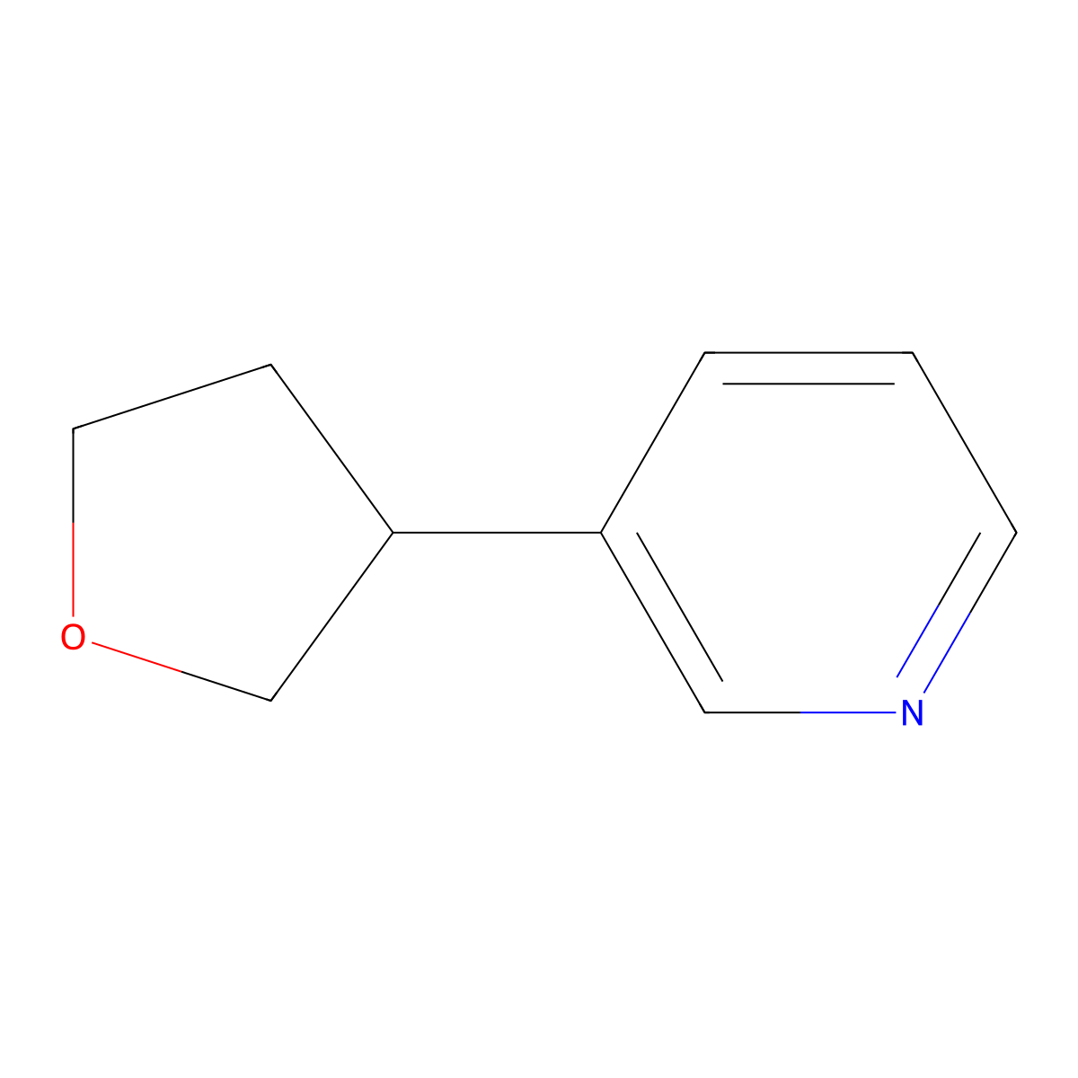 3-(Tetrahydrofuran-3-yl)pyridine molecular structure, CAS 1434127-23-7