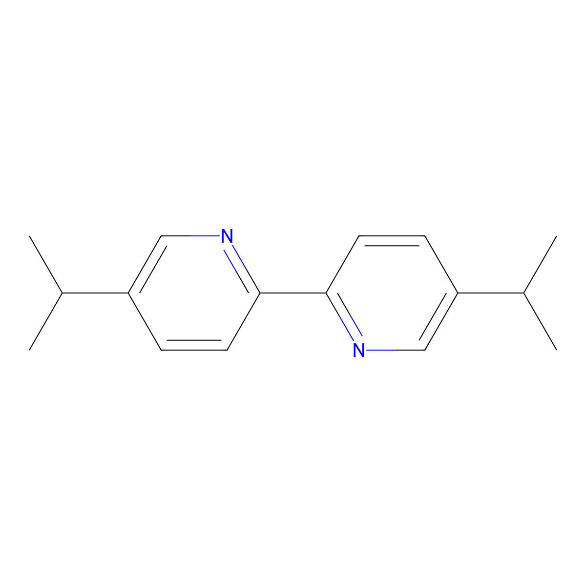 5,5'-Diisopropyl-2,2'-bipyridine molecular structure, CAS 1434127-80-6