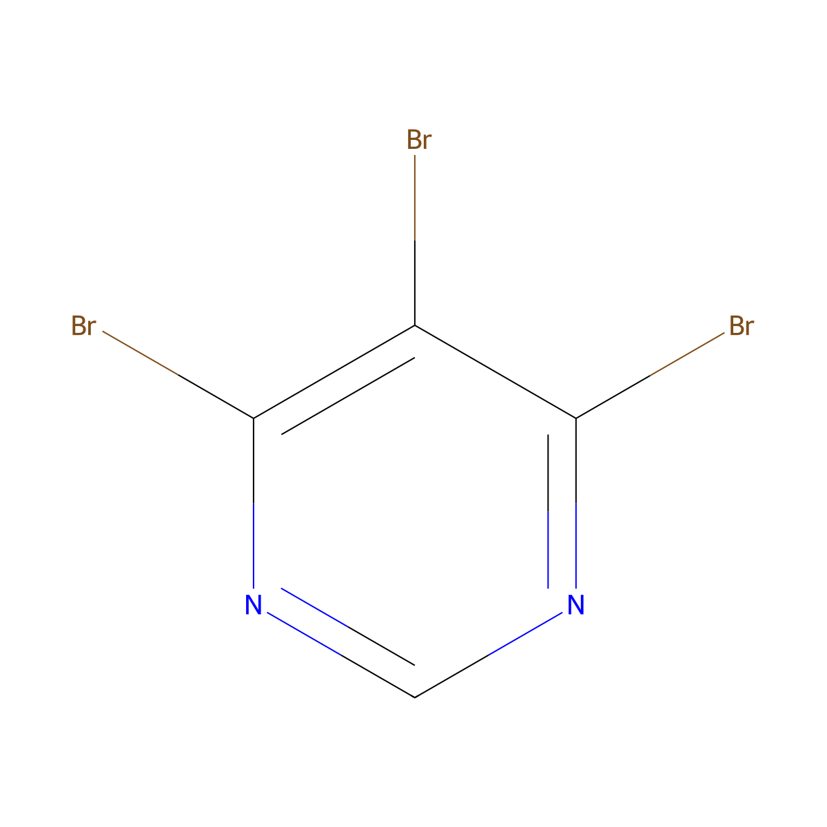 4,5,6-Tribromopyrimidine molecular structure, CAS 1434128-24-1