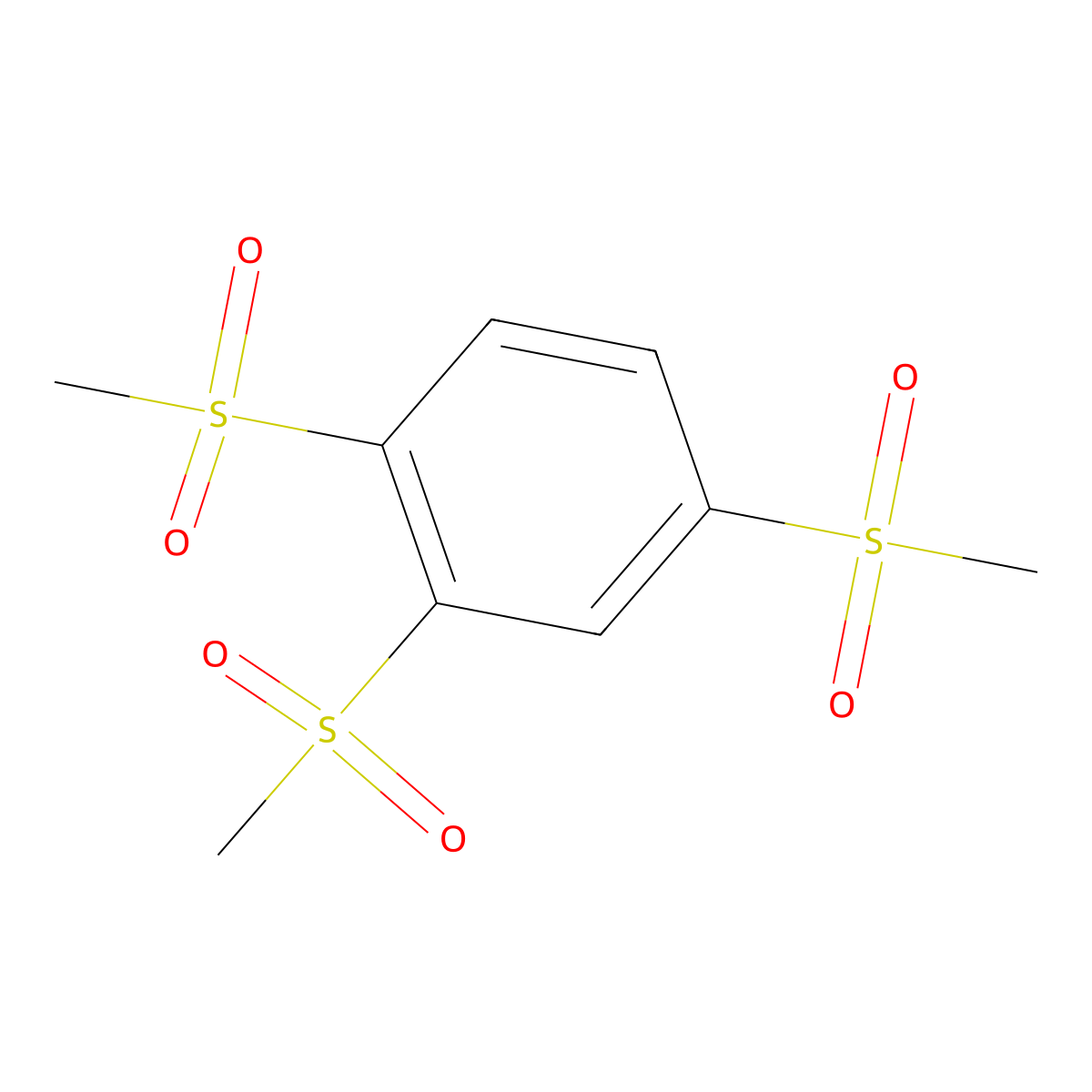 1,2,4-Tris(methylsulfonyl)benzene molecular structure, CAS 1434128-54-7