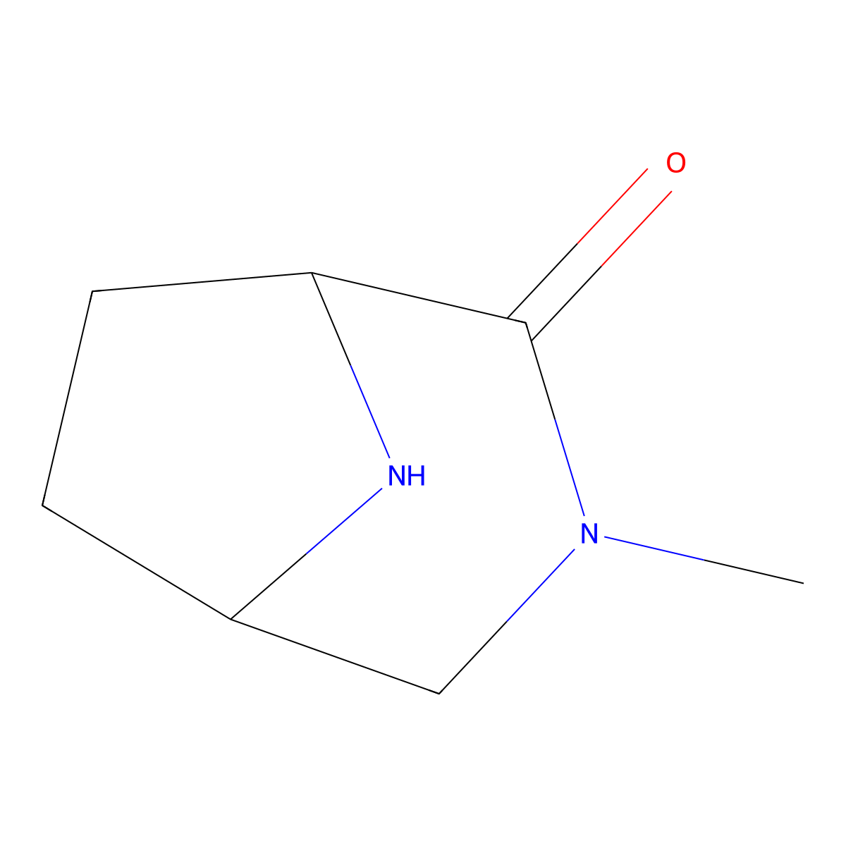 3-Methyl-3,8-diazabicyclo[3.2.1]octan-2-one molecular structure, CAS 1434141-65-7
