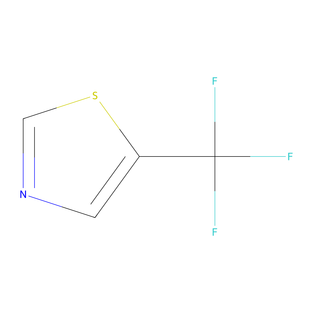 5-(Trifluoromethyl)-1,3-thiazole molecular structure, CAS 1434141-77-1