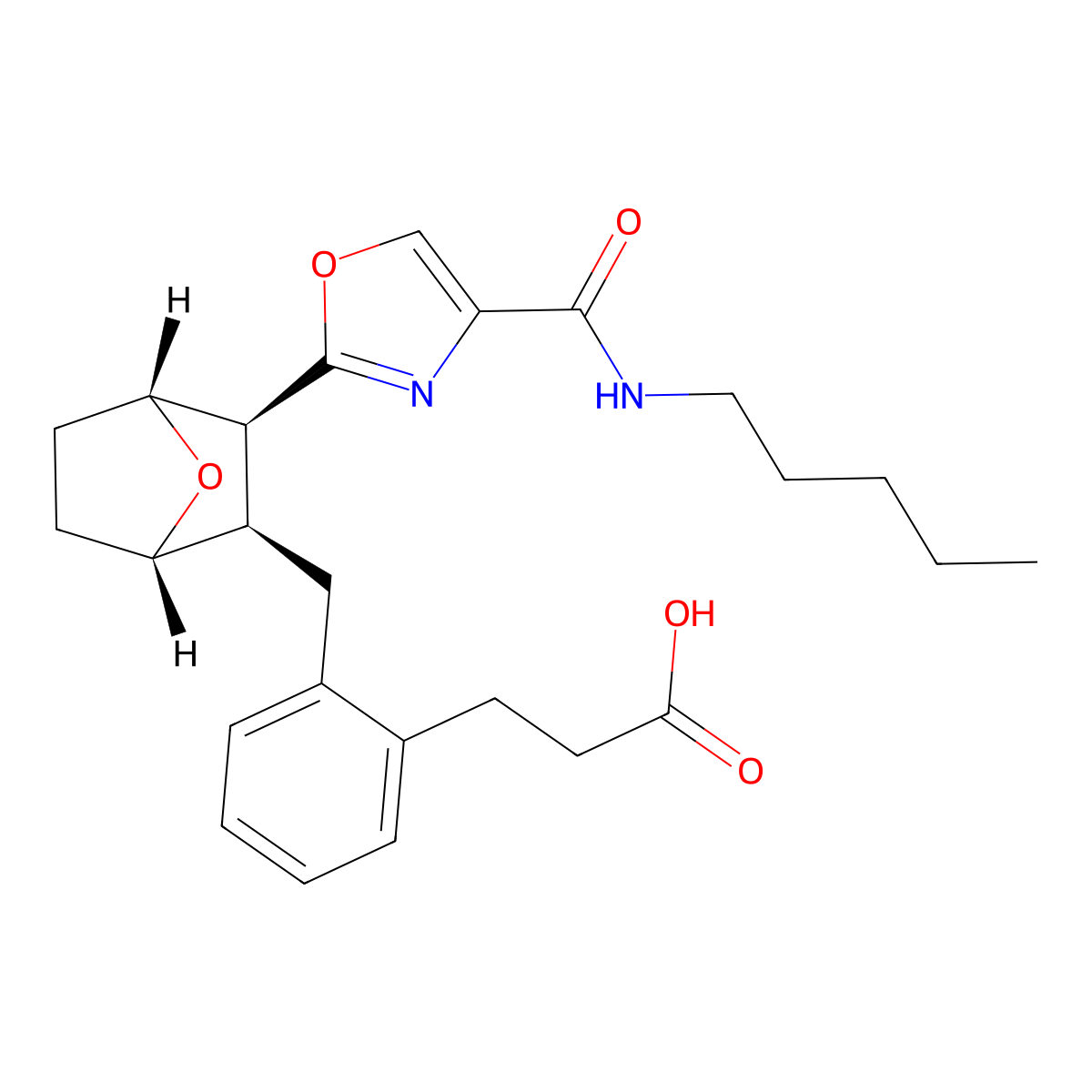 Ifetroban molecular structure, CAS 143443-90-7