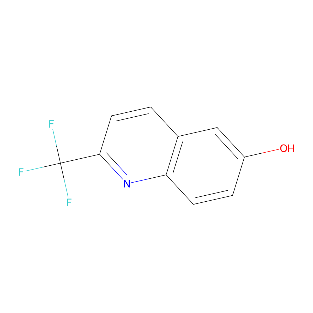 2-(Trifluoromethyl)quinolin-6-ol molecular structure, CAS 143465-21-8