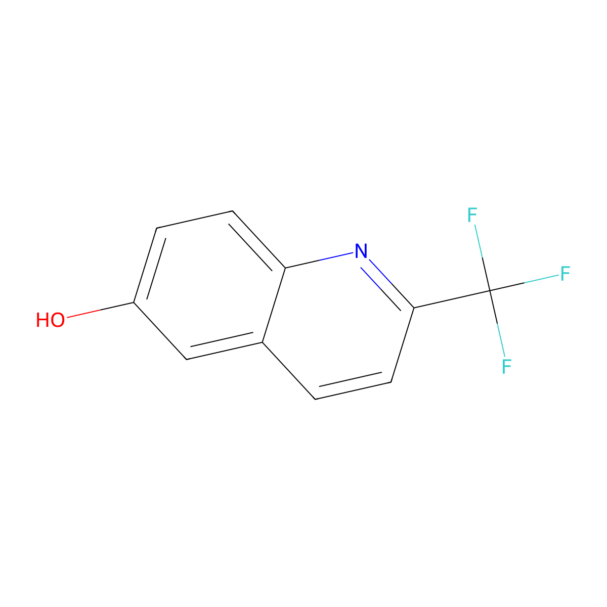 2-(Trifluoromethyl)quinolin-6-ol molecular structure, CAS 143465-21-8