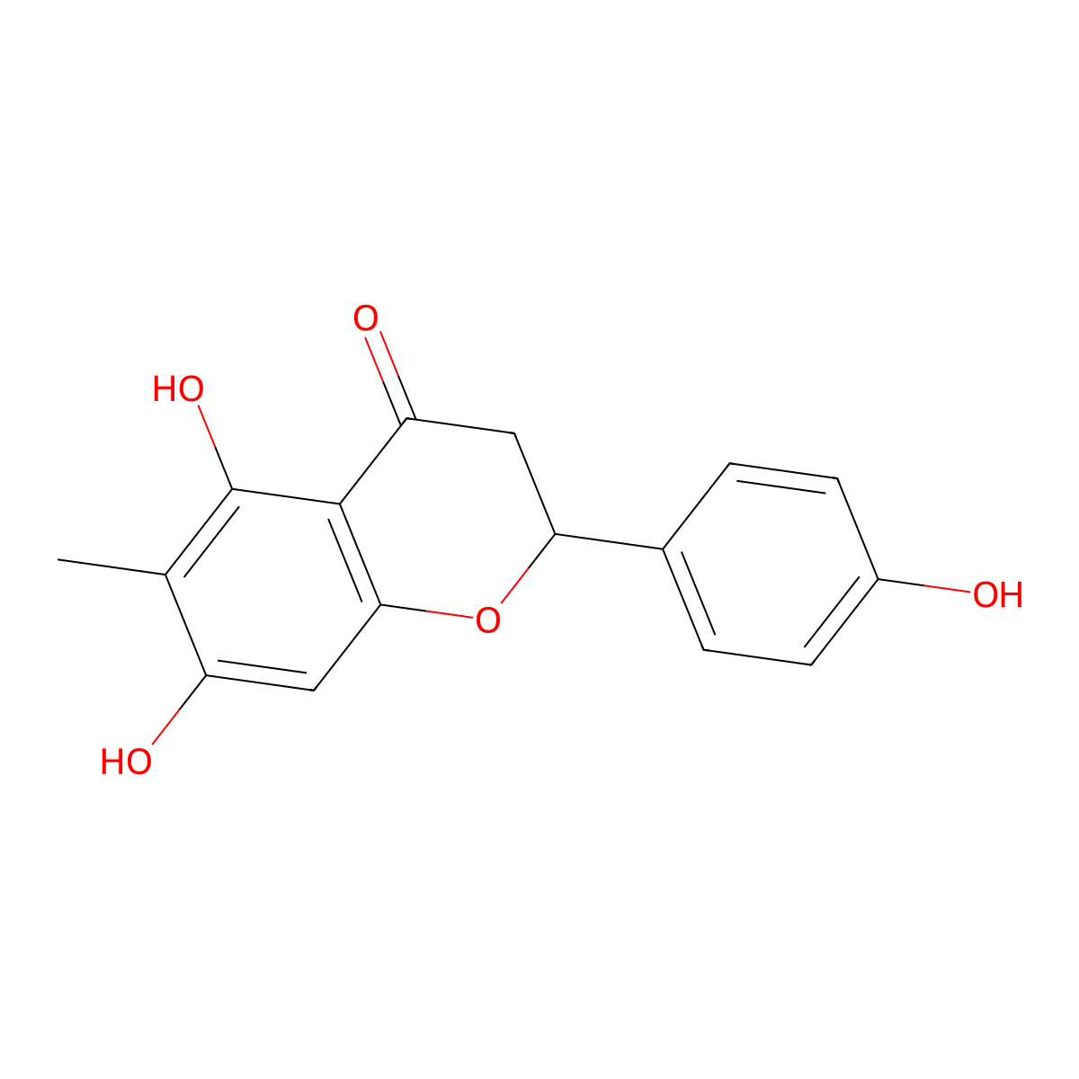 Poriol molecular structure, CAS 14348-16-4