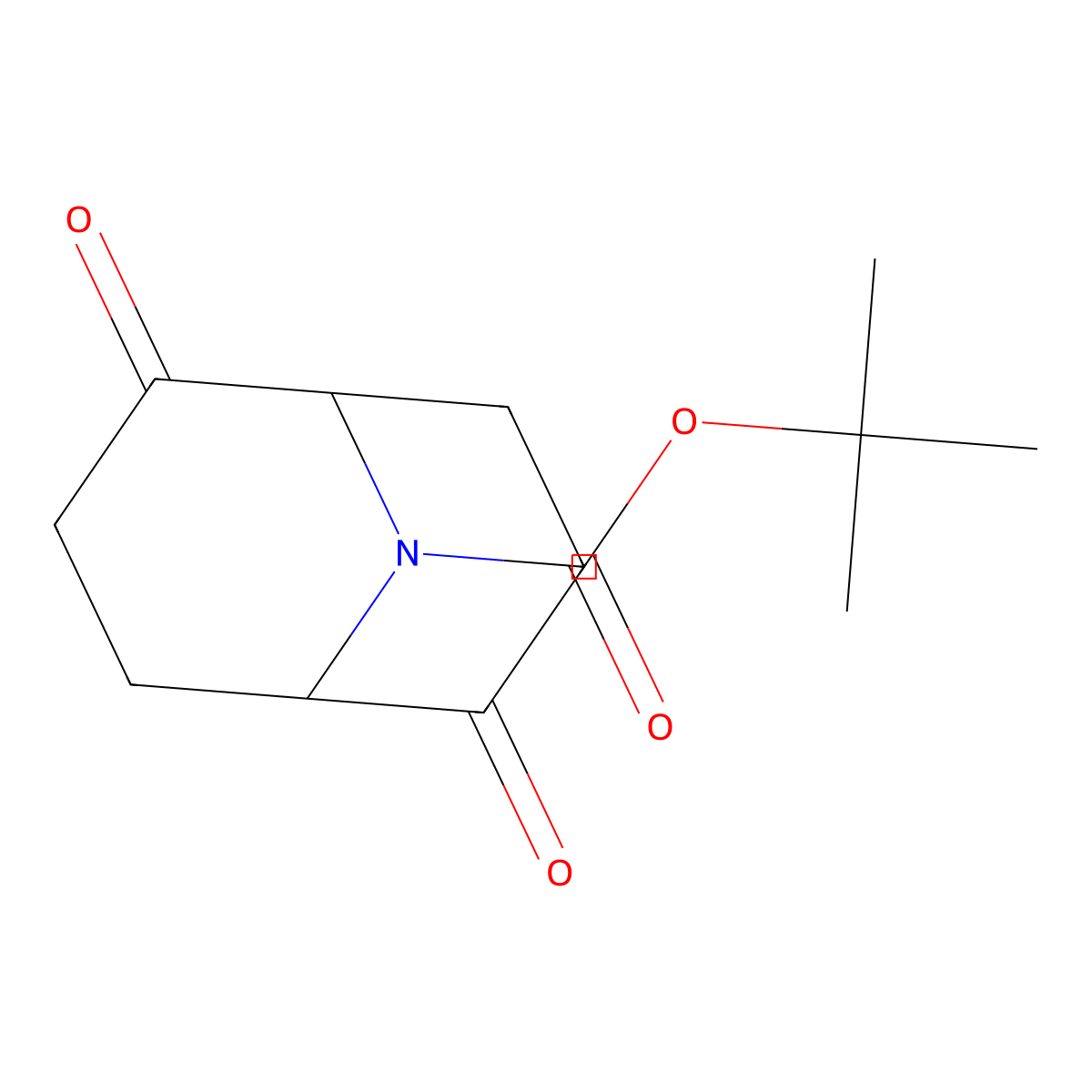 Tert-butyl 2,6-dioxo-9-azabicyclo[3.3.1]nonane-9-carboxylate molecular structure, CAS 1434905-61-9