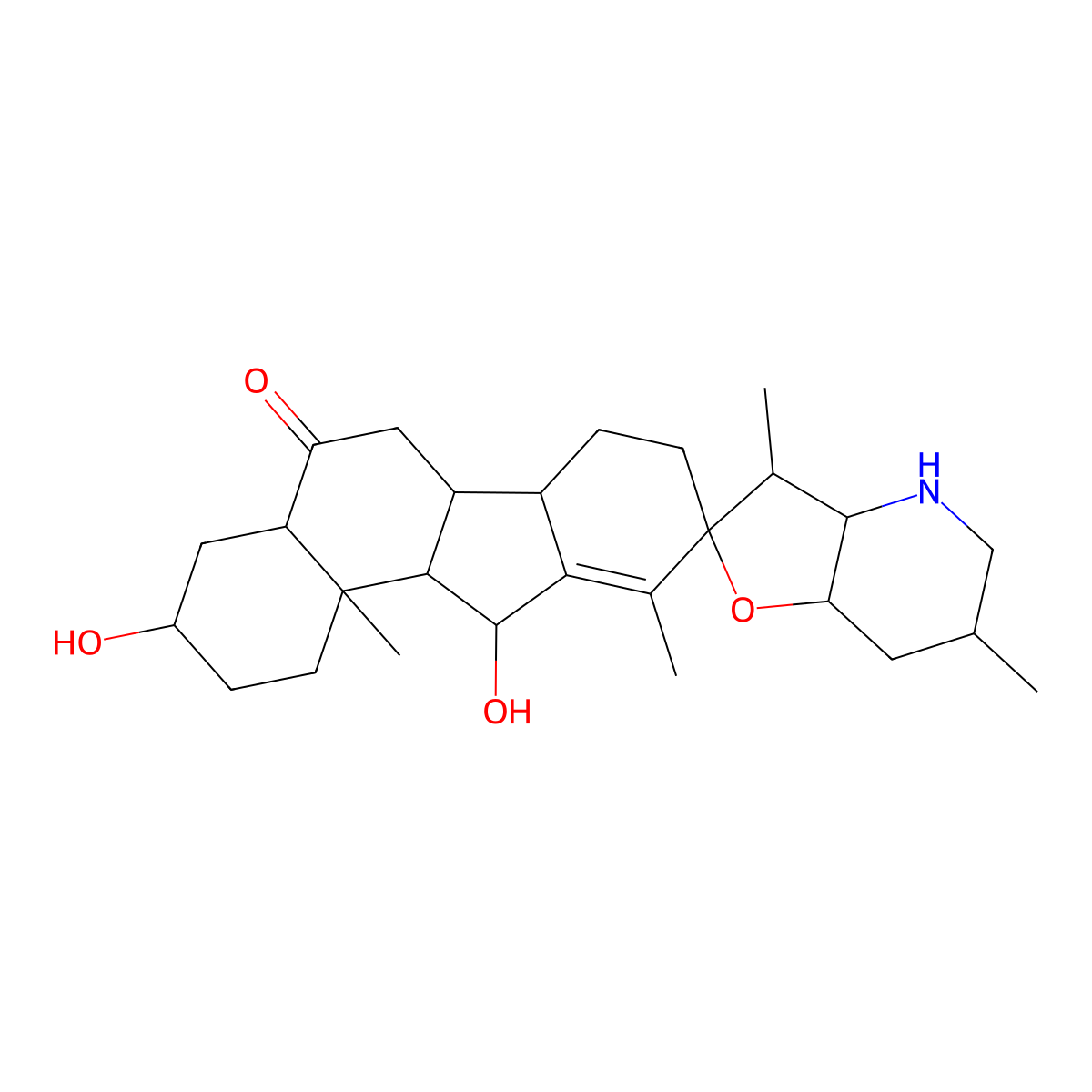 Yibeissine molecular structure, CAS 143502-51-6
