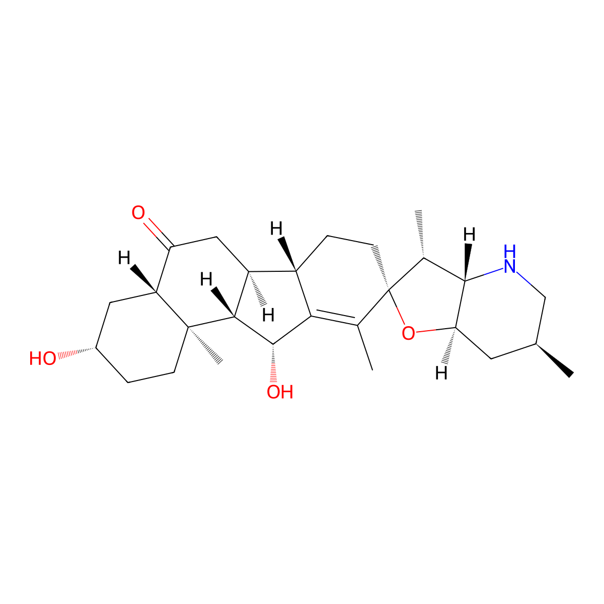 Yibeissine molecular structure, CAS 143502-51-6