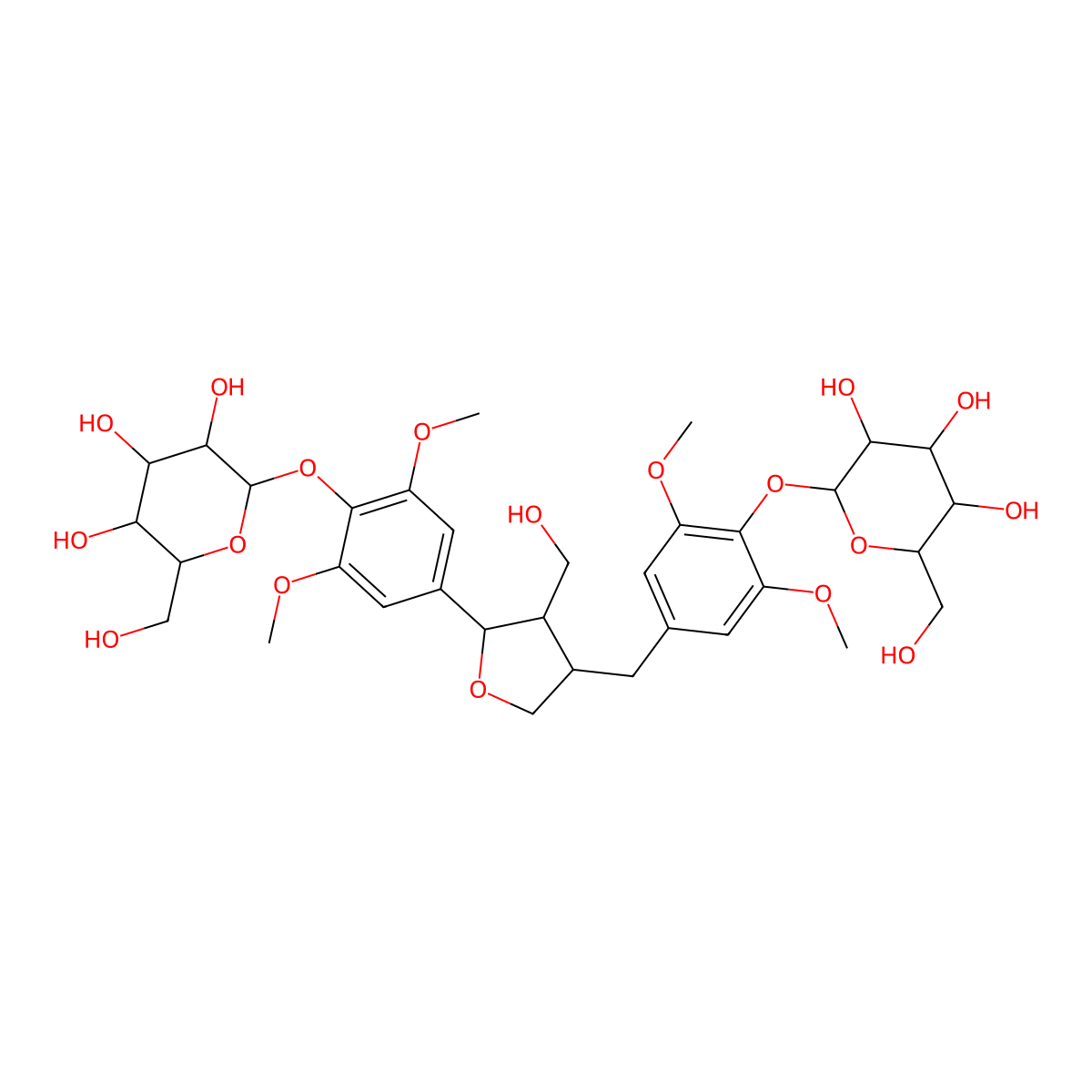 Salvadoraside molecular structure, CAS 143522-30-9