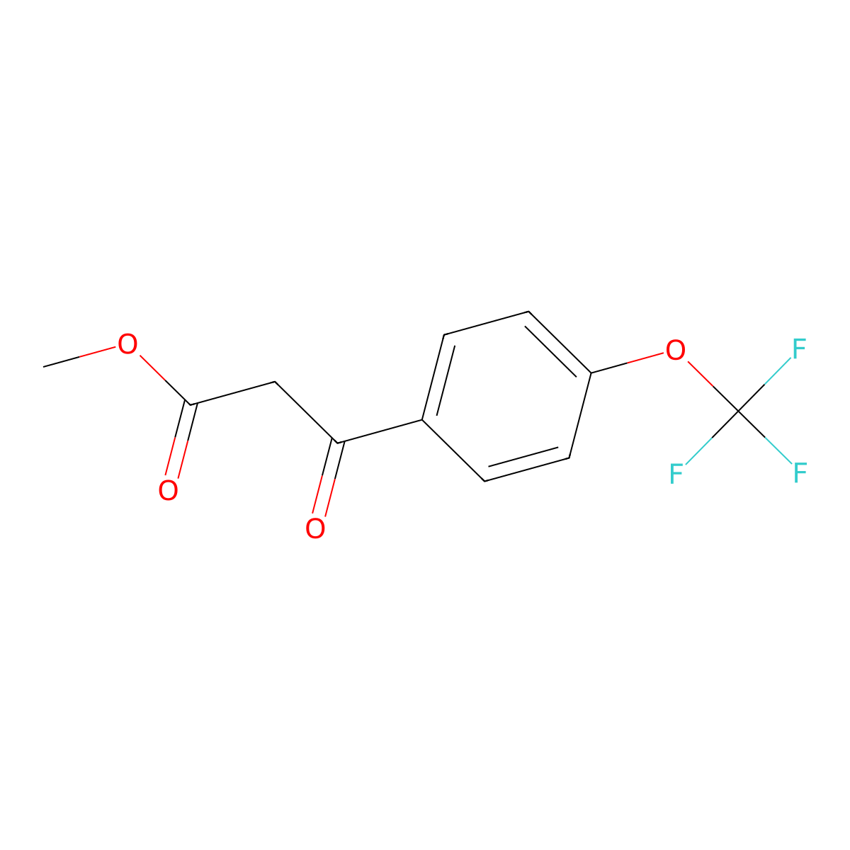 Methyl 3-Oxo-3-[4-(trifluoromethoxy)phenyl]propionate molecular structure, CAS 1435444-74-8