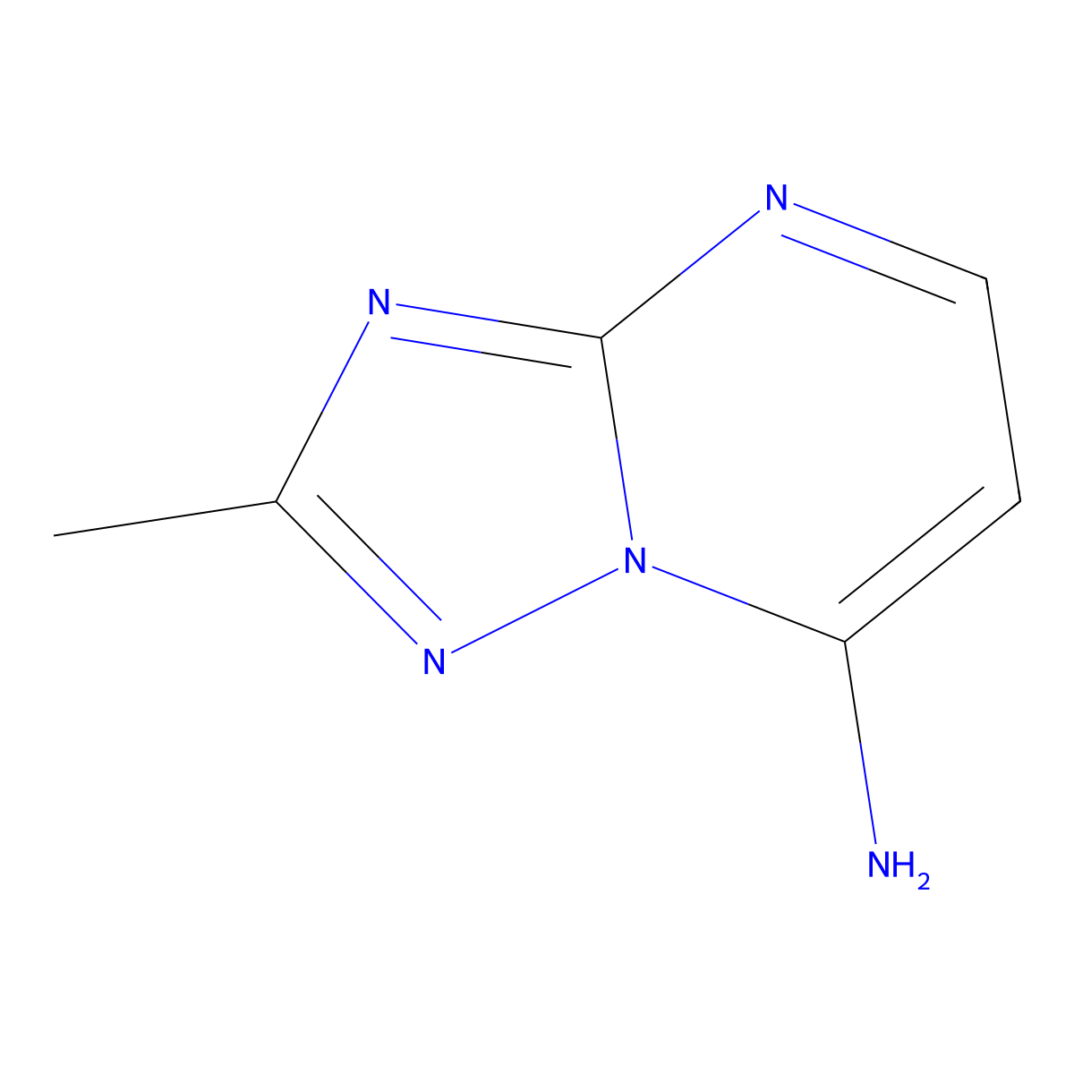 2-Methyl-[1,2,4]triazolo[1,5-a]pyrimidin-7-amine molecular structure, CAS 1435464-72-4