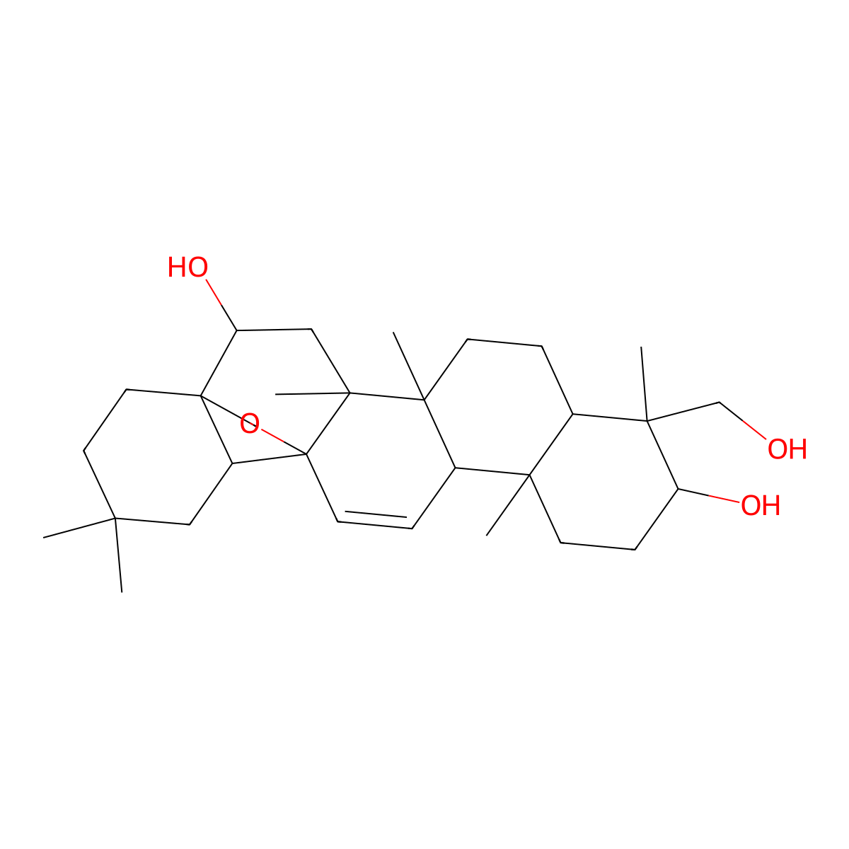 Saikogenin F molecular structure, CAS 14356-59-3