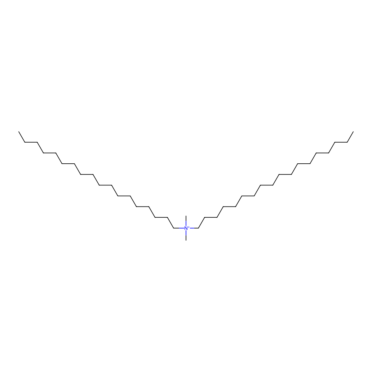 Distearyldimonium molecular structure, CAS 14357-21-2