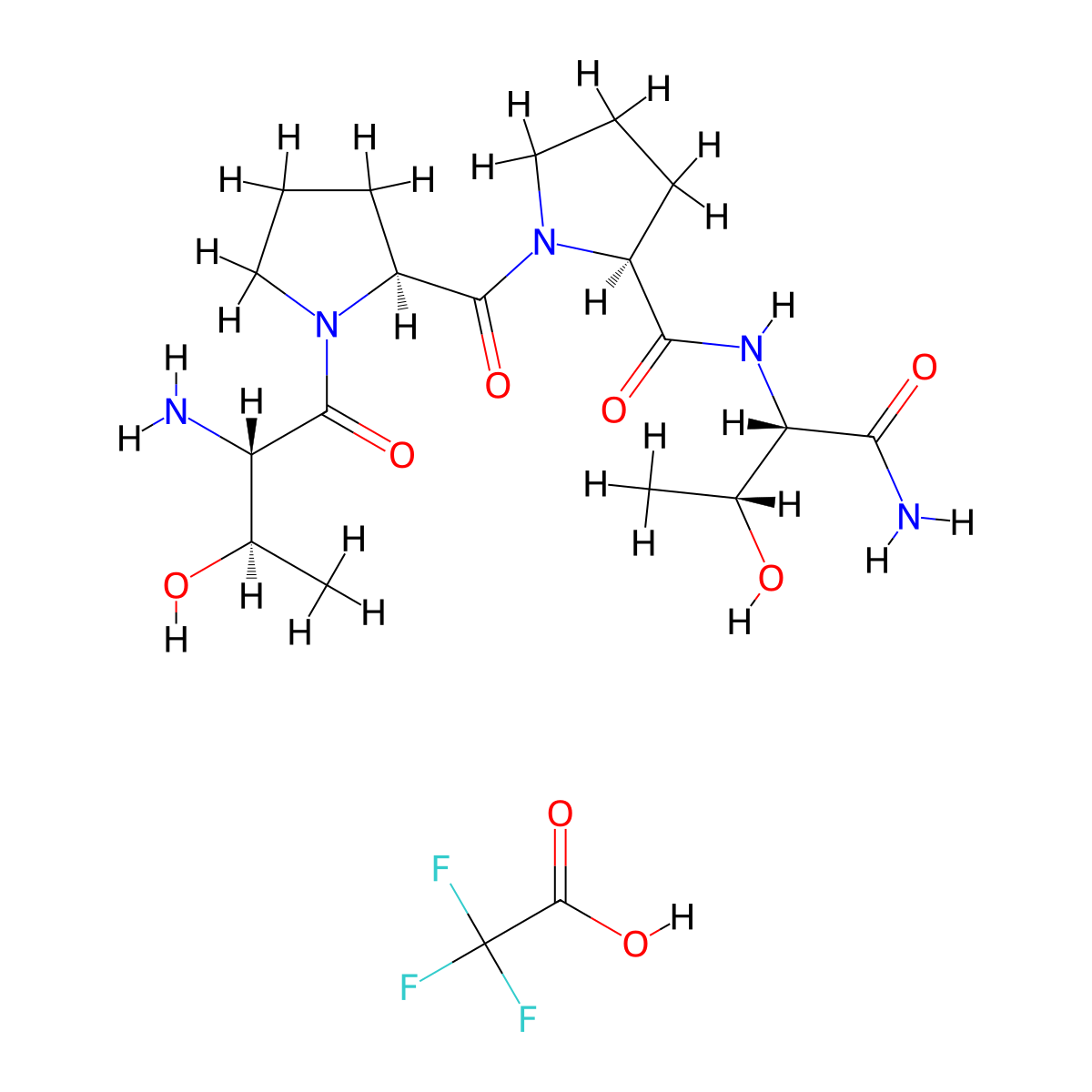 Rapastinel Trifluoroacetate molecular structure, CAS 1435786-04-1