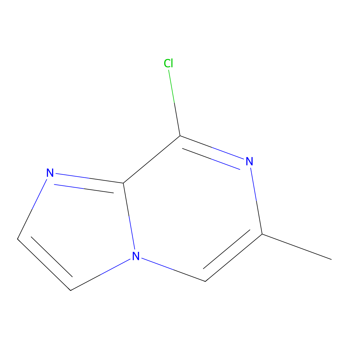 8-Chloro-6-methyl-imidazo[1,2-a]pyrazine molecular structure, CAS 143591-86-0