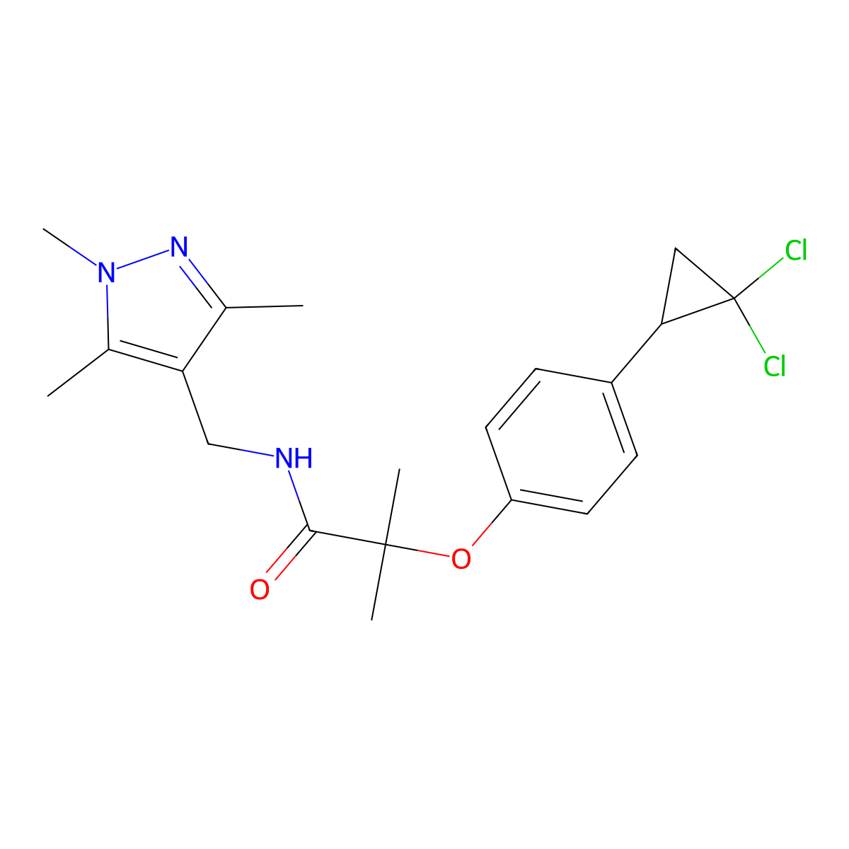 C20H25Cl2N3O2 molecular structure, CAS 1435986-81-4