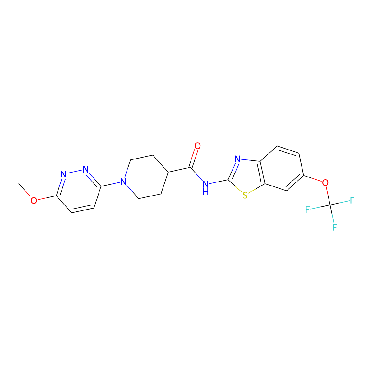 C19H18F3N5O3S molecular structure, CAS 1435999-33-9