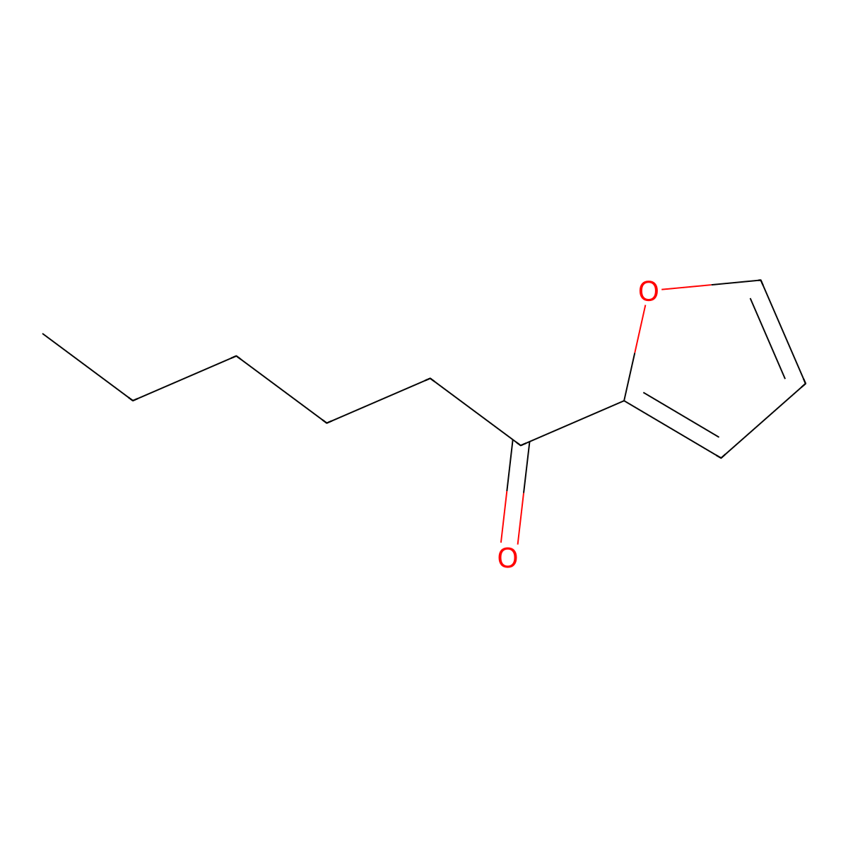 2-Furyl pentyl ketone molecular structure, CAS 14360-50-0