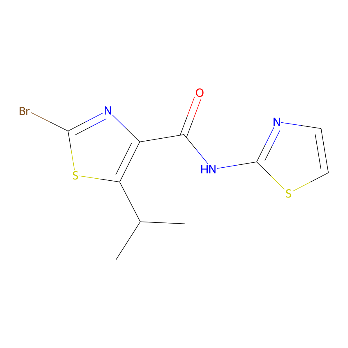 C10H10BrN3OS2 molecular structure, CAS 1436005-77-4