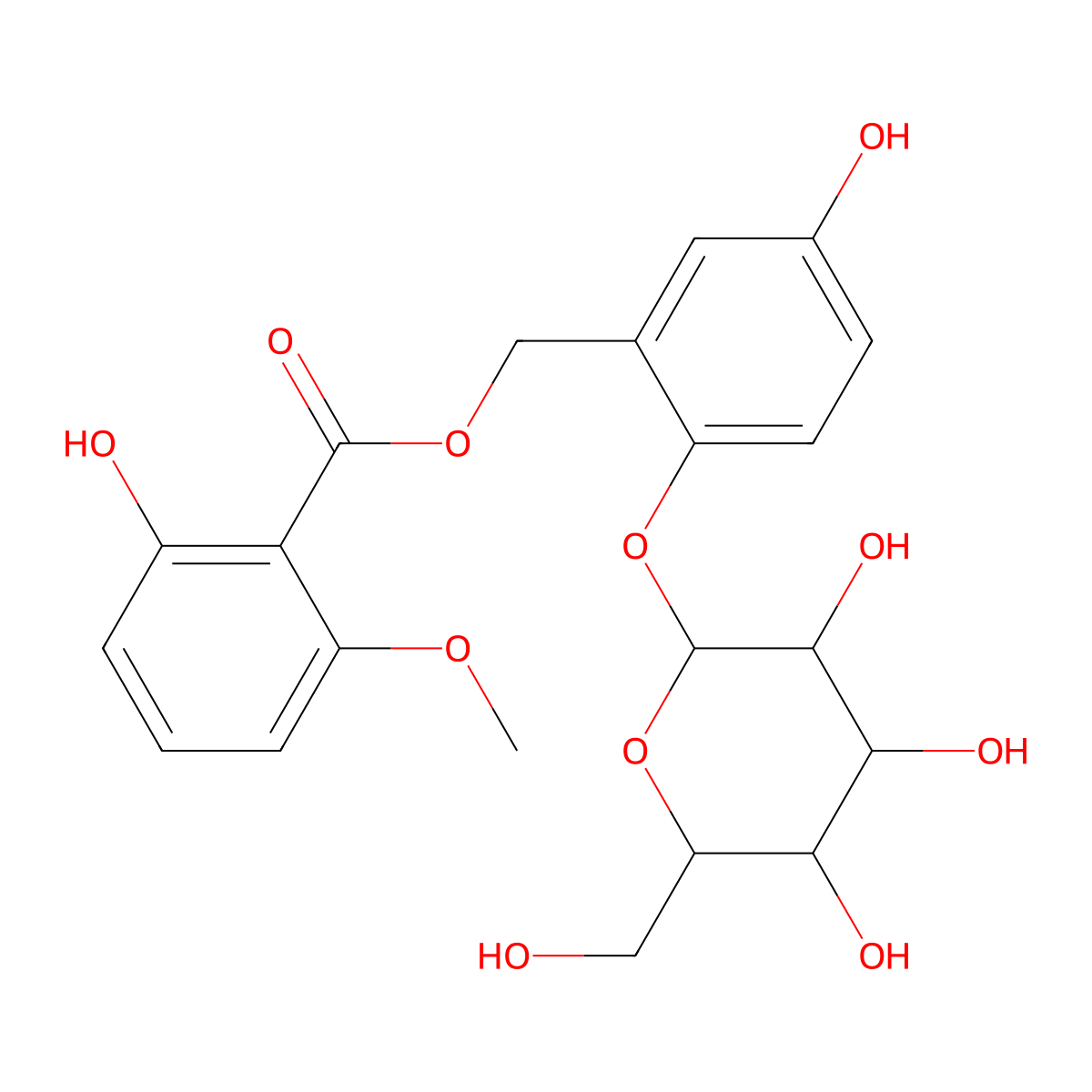 Curculigoside B molecular structure, CAS 143601-09-6