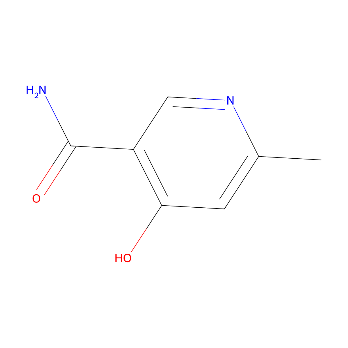 4-Hydroxy-6-methylnicotinamide molecular structure, CAS 1436405-36-5