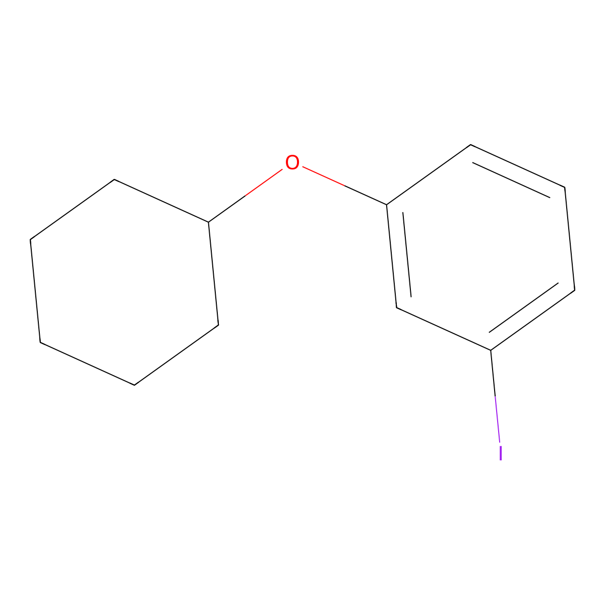 1-(Cyclohexyloxy)-3-iodobenzene molecular structure, CAS 143658-62-2
