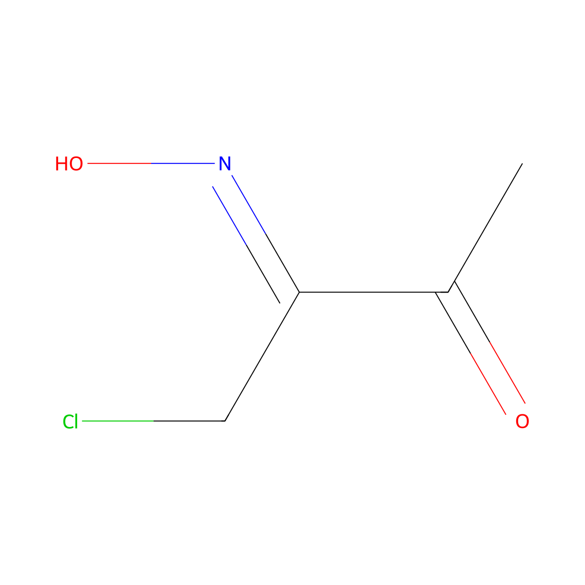4-Chloro-3-(hydroxyimino)butan-2-one molecular structure, CAS 14366-10-0