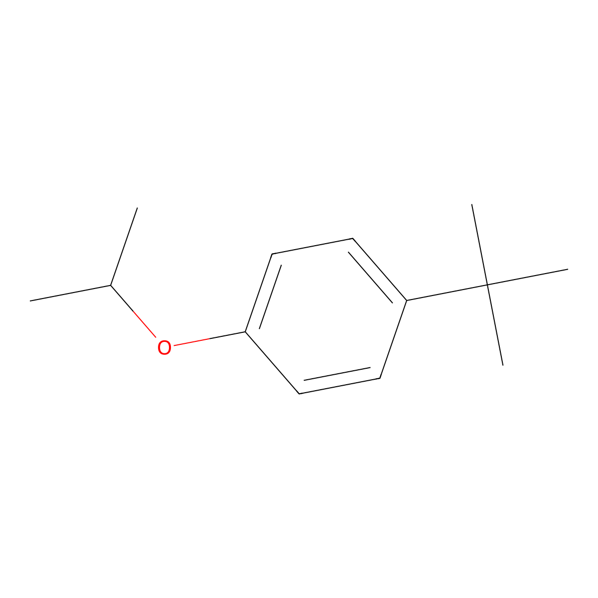 Benzene, 1-(1,1-dimethylethyl)-4-(1-methylethoxy)- molecular structure, CAS 14366-60-0