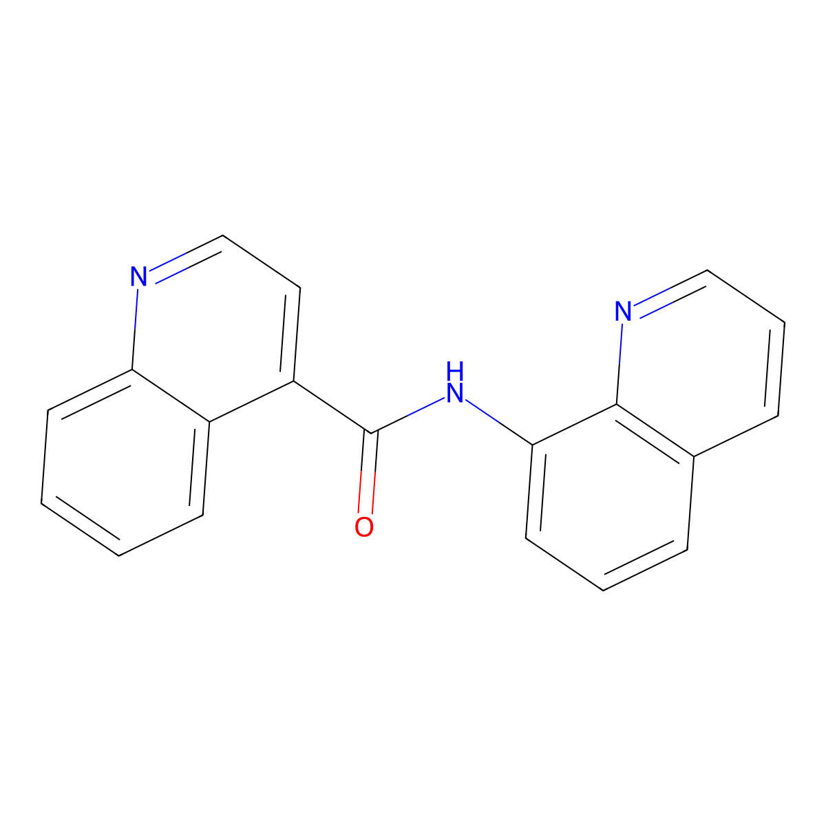 N-(Quinolin-8-yl)quinoline-4-carboxamide molecular structure, CAS 1436849-21-6