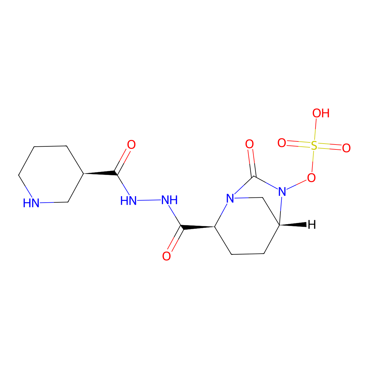 Zidebactam molecular structure, CAS 1436861-97-0