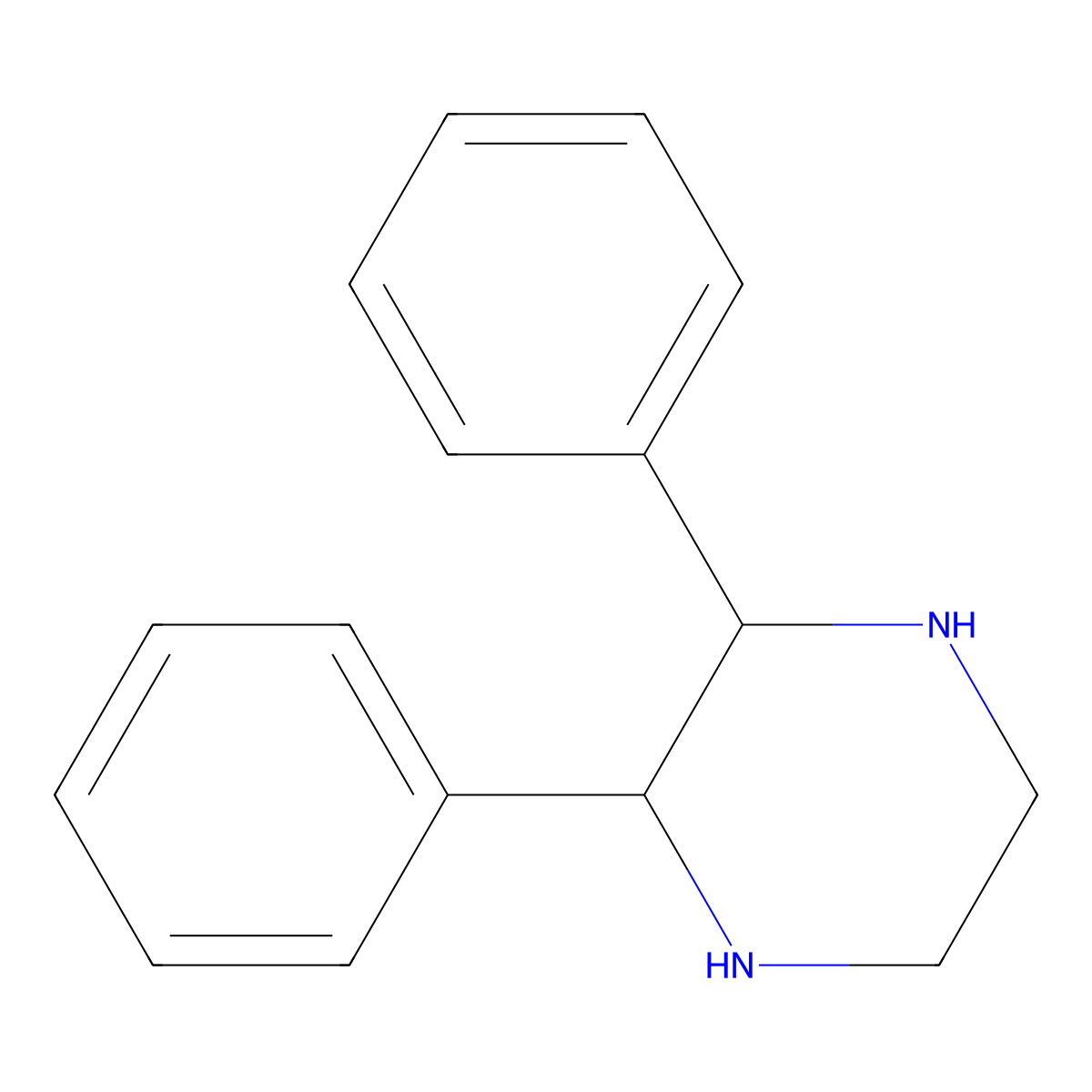 2,3-Diphenylpiperazine molecular structure, CAS 143699-24-5