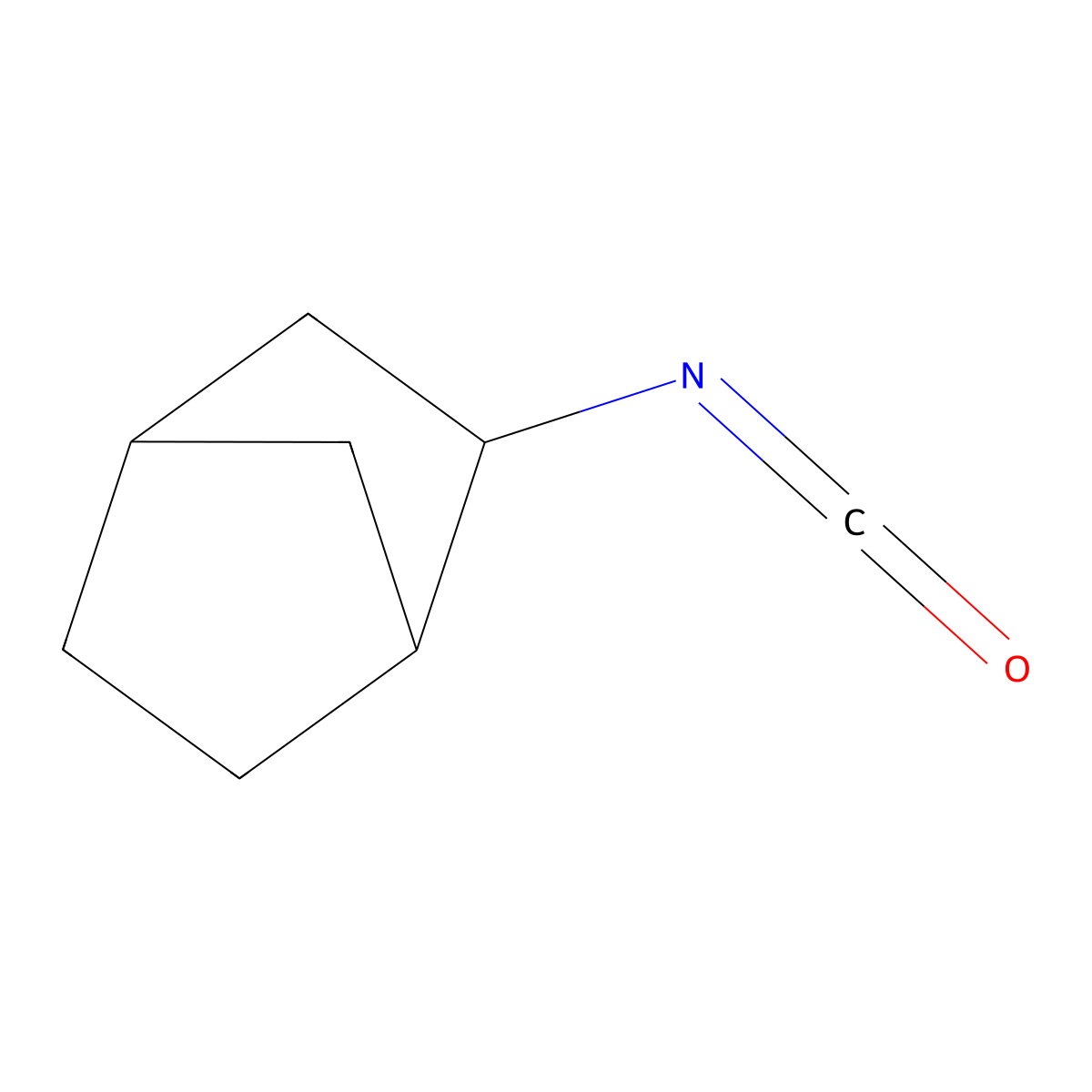 2-Isocyanatobicyclo[2.2.1]heptane molecular structure, CAS 14370-47-9
