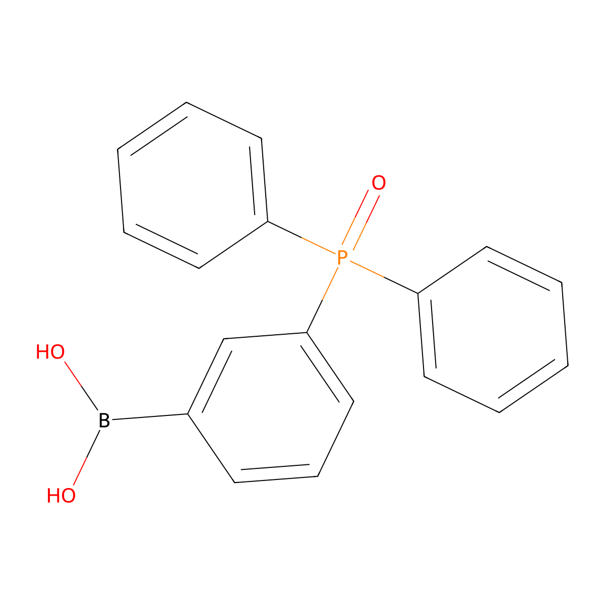 (3-(Diphenylphosphoryl)phenyl)boronic acid molecular structure, CAS 1437305-40-2