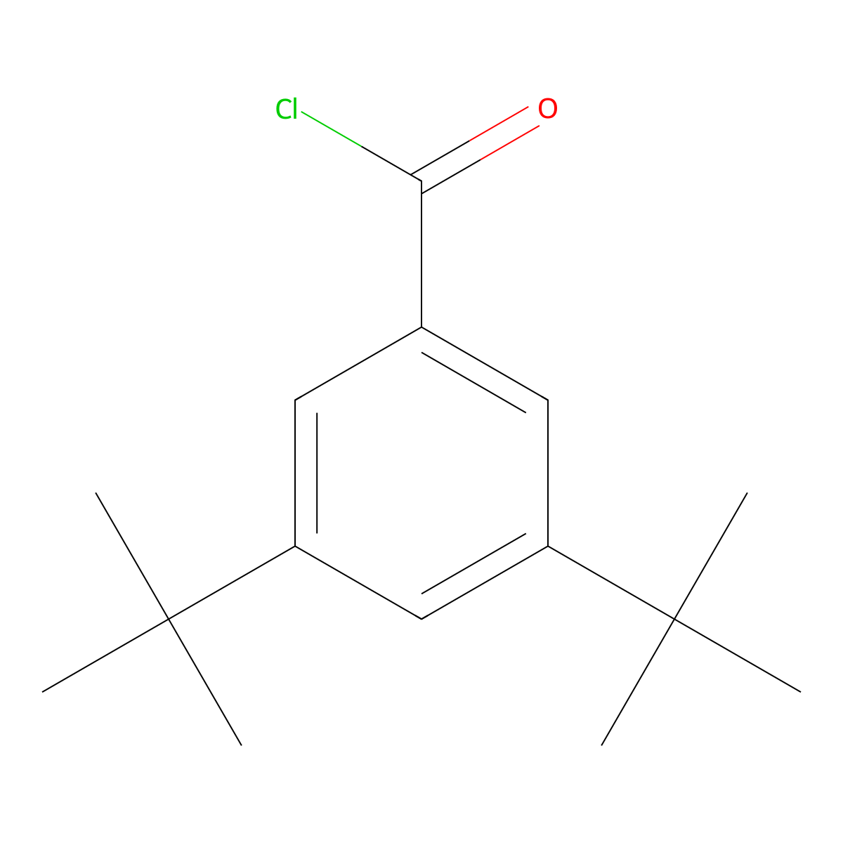 3,5-Di-t-butylbenzoyl chloride molecular structure, CAS 14377-33-4