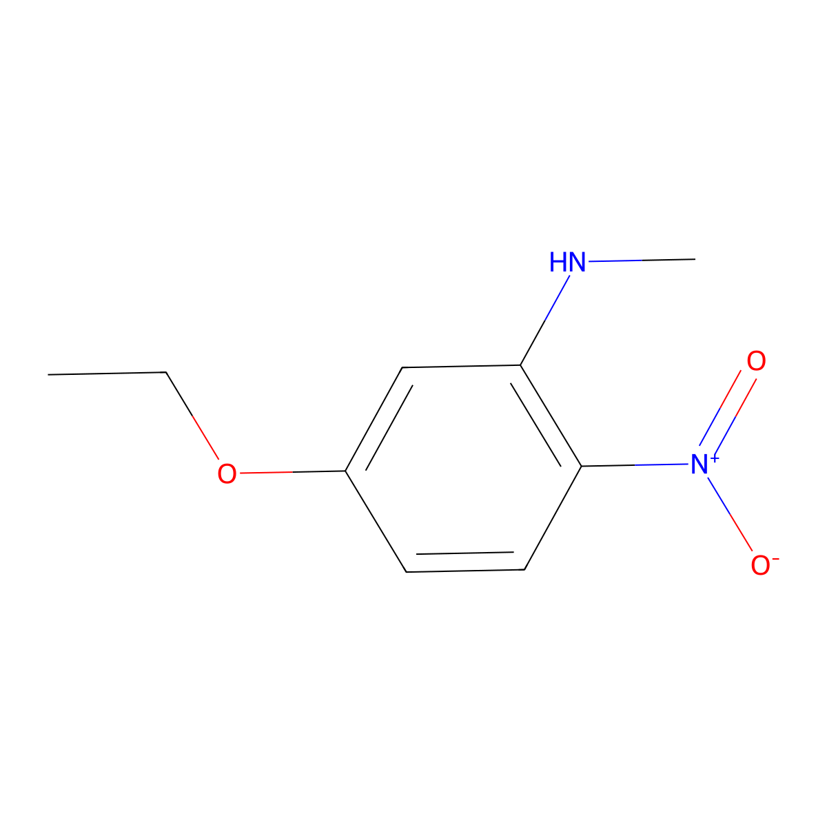 5-ethoxy-N-methyl-2-nitroaniline molecular structure, CAS 1437794-71-2