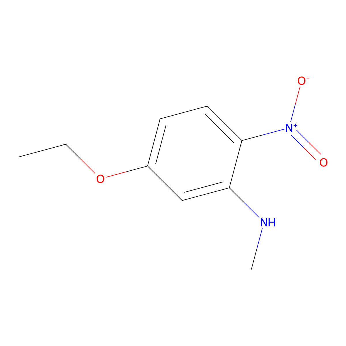 5-ethoxy-N-methyl-2-nitroaniline molecular structure, CAS 1437794-71-2