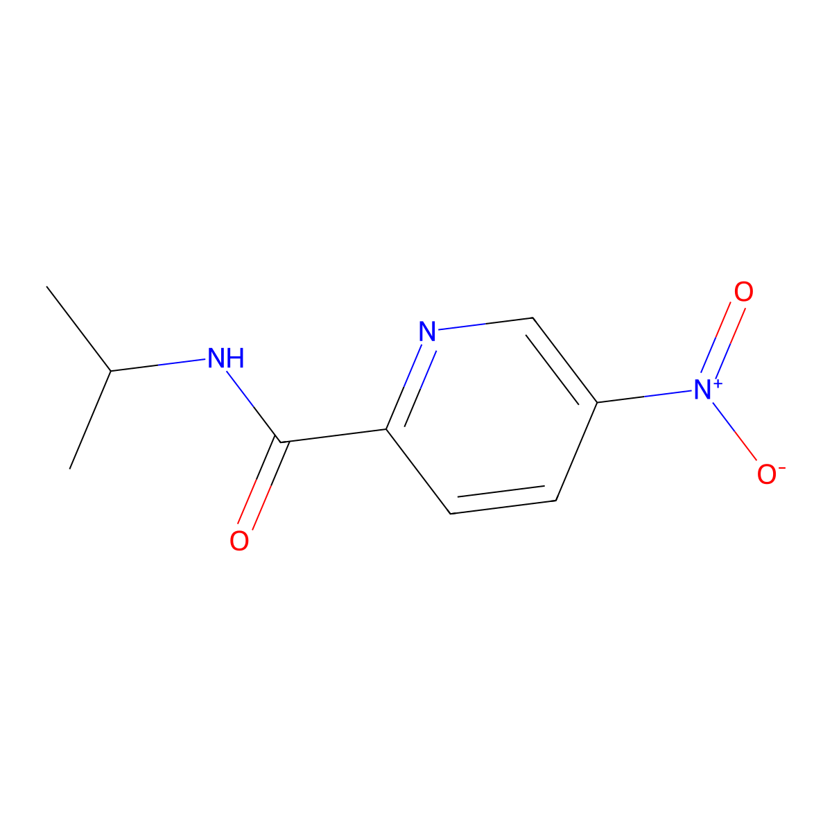 N-Isopropyl 5-nitropicolinamide molecular structure, CAS 1437794-85-8