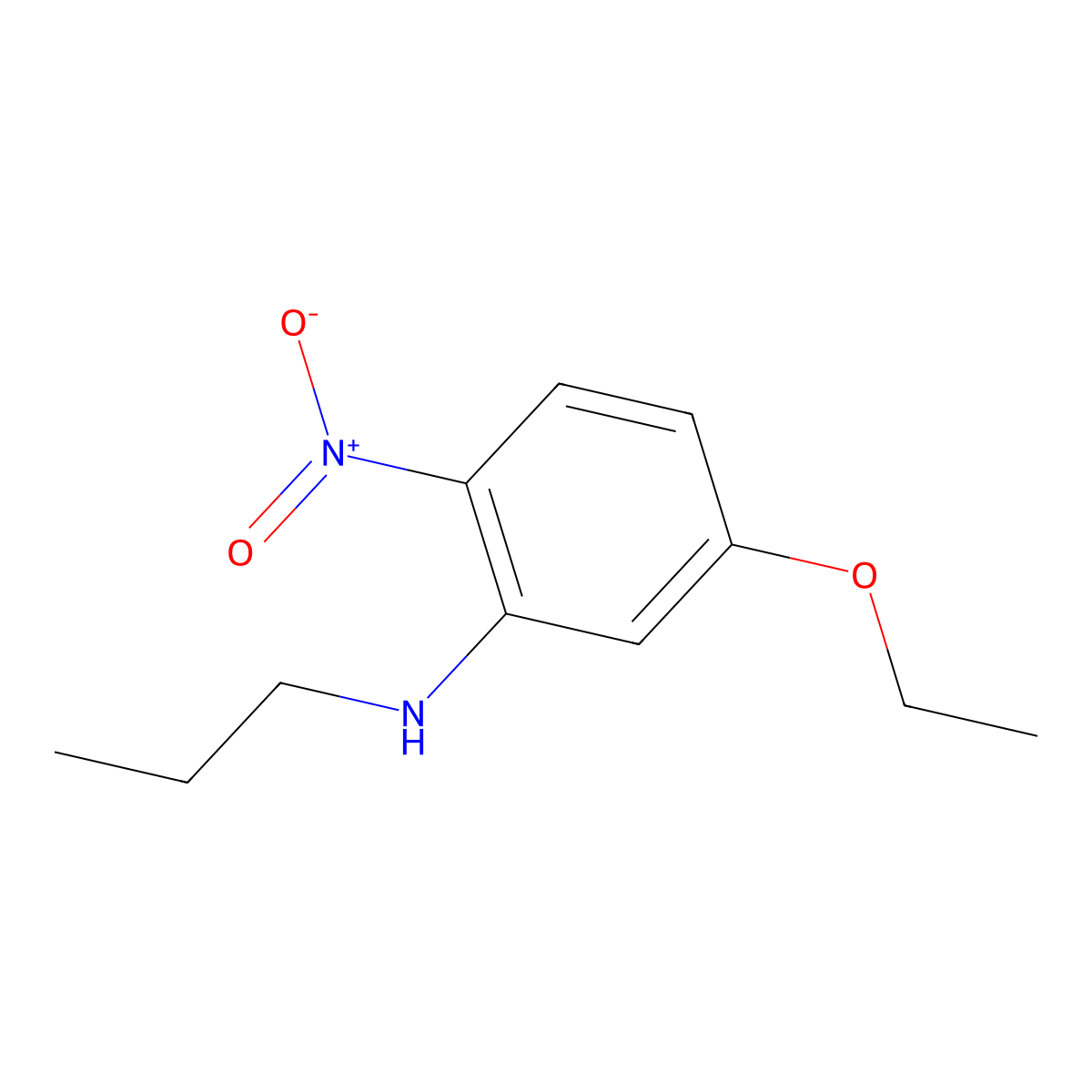 5-Ethoxy-2-nitro-N-propylaniline molecular structure, CAS 1437794-86-9