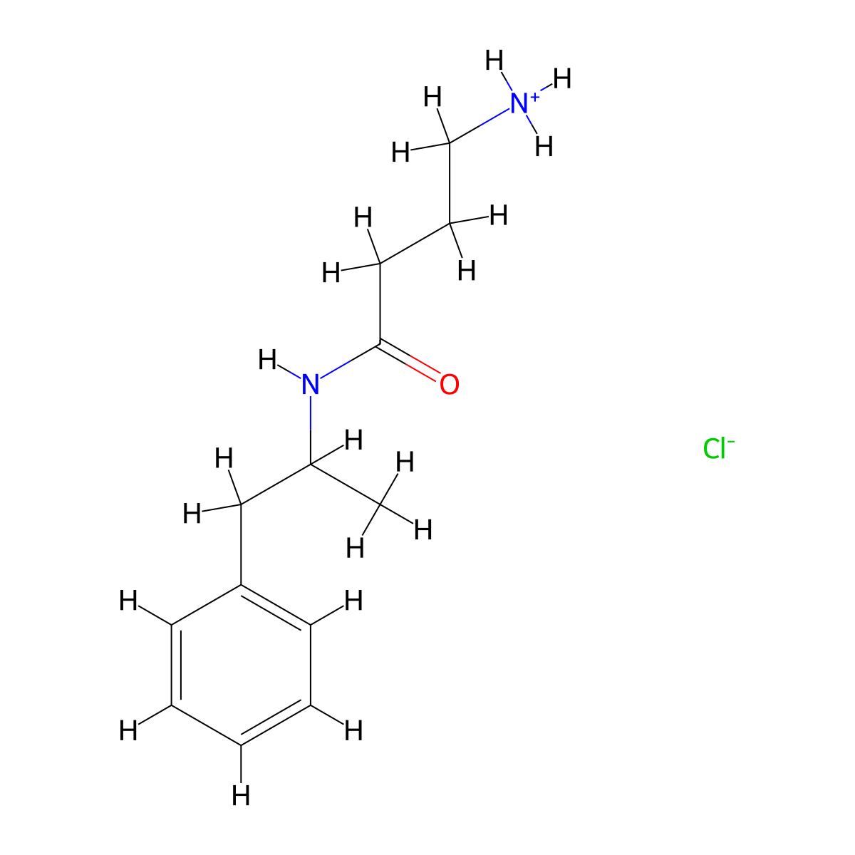 4-Amino-N-(1-phenylpropan-2-yl)butanimidic acid--hydrogen chloride (1/1) molecular structure, CAS 14379-19-2
