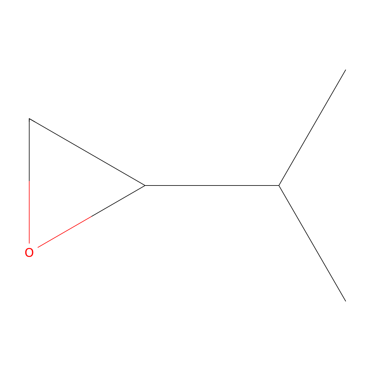 1,2-Epoxy-3-methylbutane molecular structure, CAS 1438-14-8