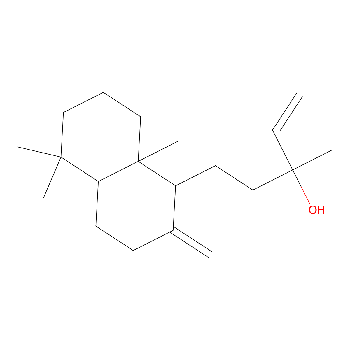13-Epimanool molecular structure, CAS 1438-62-6