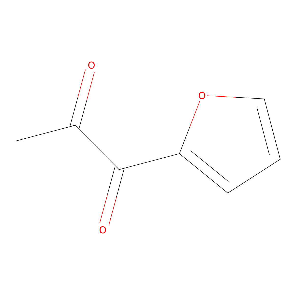 1-(2-Furanyl)-1,2-propanedione molecular structure, CAS 1438-92-2