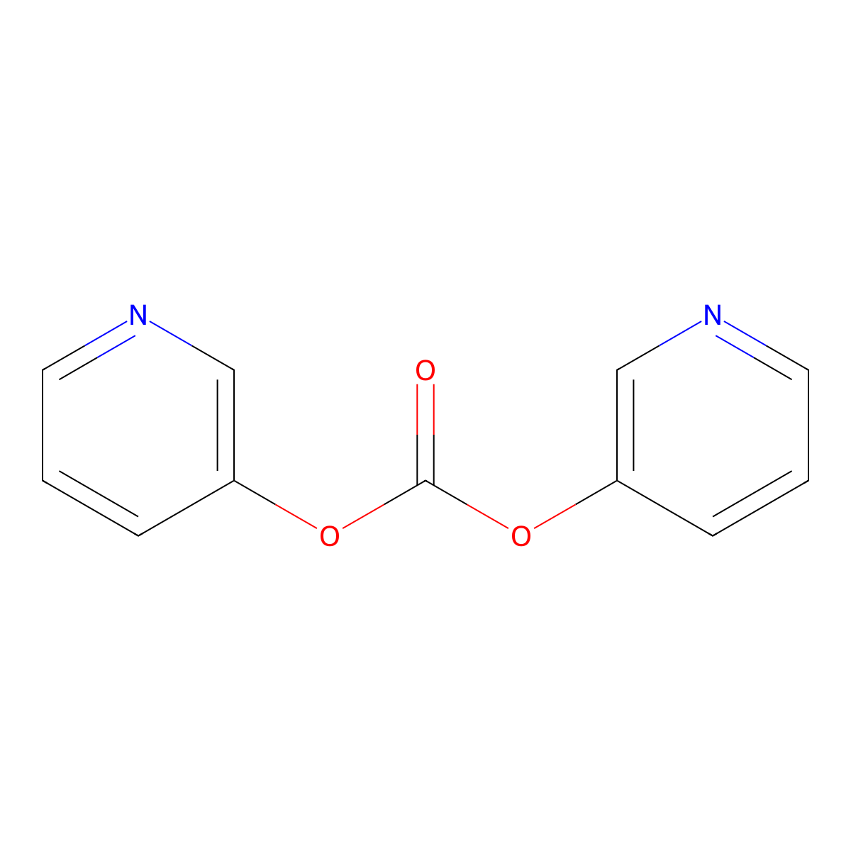Bis(pyridin-3-yl) carbonate molecular structure, CAS 143806-99-9