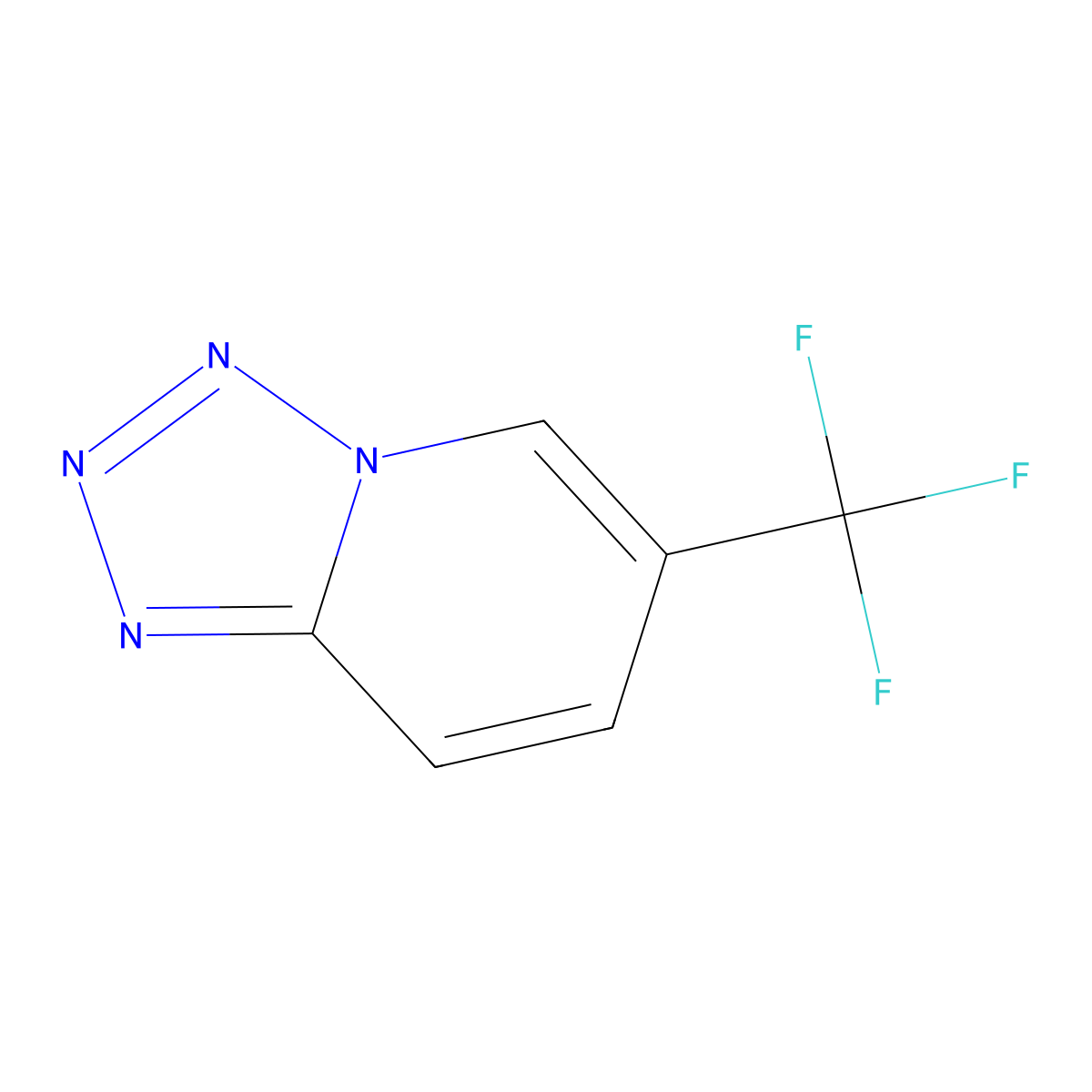 6-(Trifluoromethyl)tetrazolo[1,5-a]pyridine molecular structure, CAS 143812-60-6