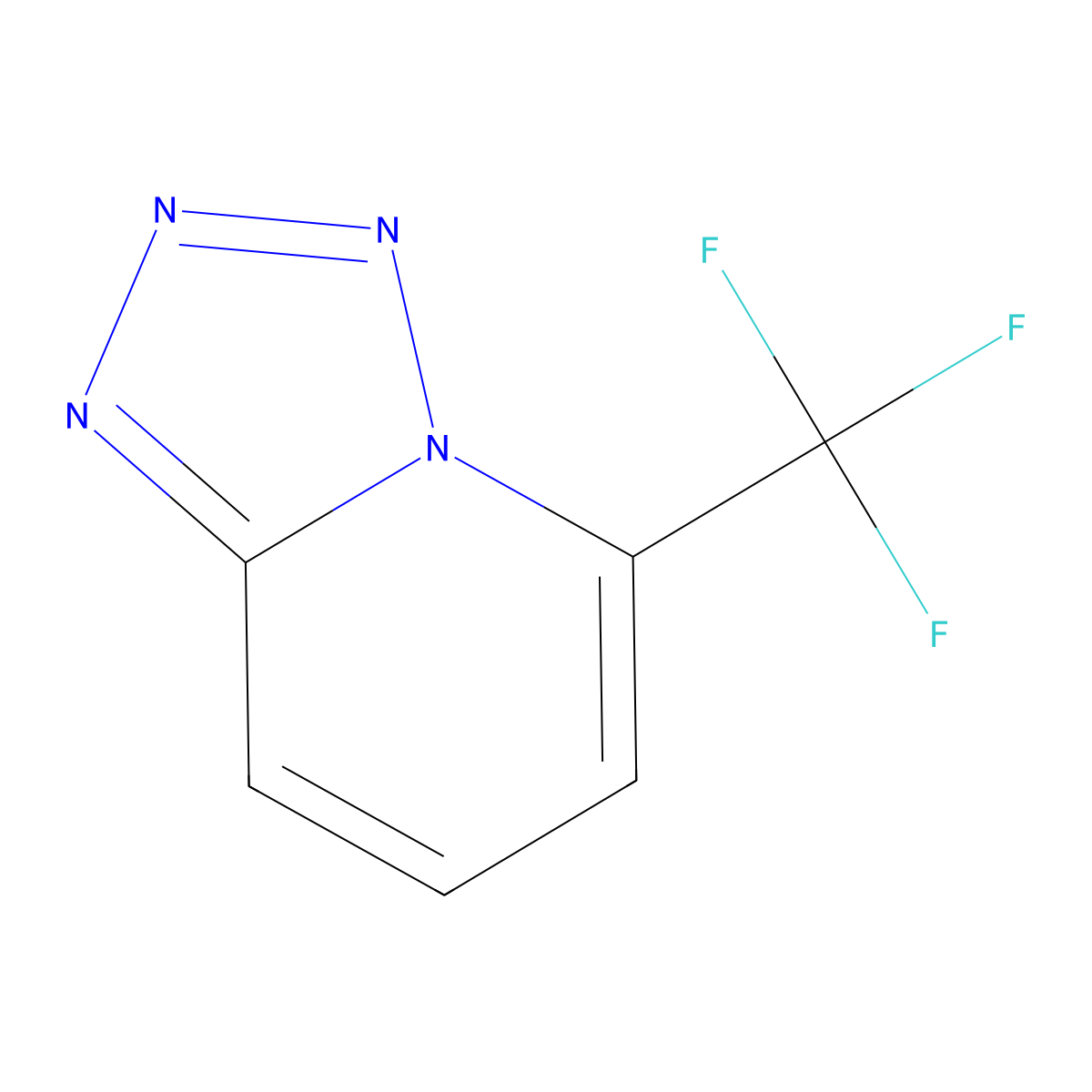 5-(Trifluoromethyl)-[1,2,3,4]tetrazolo[1,5-a]pyridine molecular structure, CAS 143812-75-3